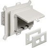 Arlington DBHS1W-1 Low Profile IN BOX Recessed Outlet Box Wall