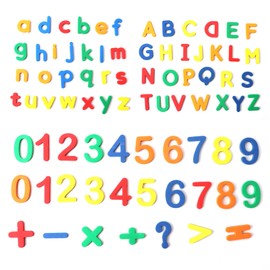 79 PCS Magnetic Letters for Kids,Colorful Alphabet and Number Fridge Magnets Set for Children Educational Toys Alphabet Refrigerator Magnets for Baby Toddler Early Learning Spelling Games