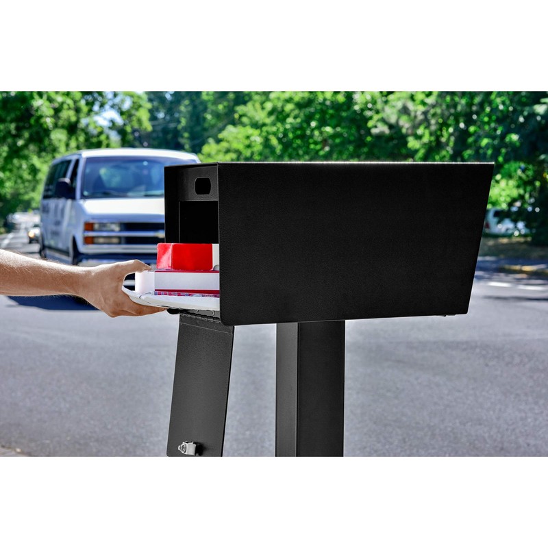 Mail Boss 7526 Mail Manager Street Safe Locking Security Mailbox,