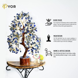 Lapis Lazuli Tree, Spiritual Decor, Money Trees, Lapis Lazuli Crystal, Good Luck Gifts, Gemstone Tree, Lapis Lazuli Healing Stone, Fung Shui For Home, Money Crystals, Spiritual Stones|Wiccan Good Luck