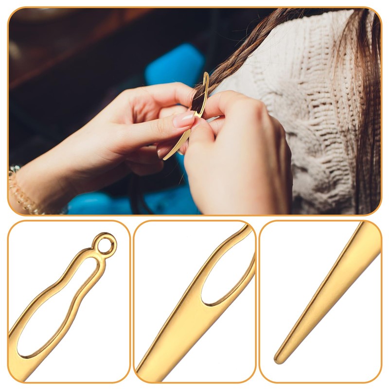 Bewudy 6 Pcs Interlocking Tool for Locs, Interlocking Dreadlock Tool,