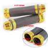 Universal Pair of 7/8" 22mm Rubber Handlebar Hand Grip Bar