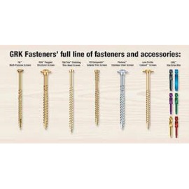 GRK Fasteners-01077 R4 ProPak Multipurpose Screws, 8 by 2-Inch, 850-Count, 8"