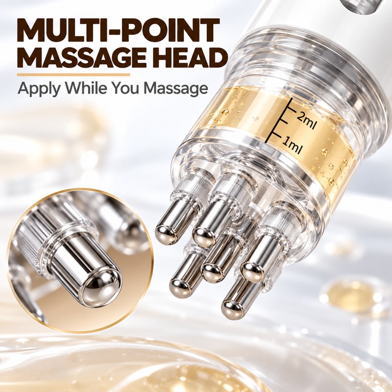 Scalp Applicator for Hair Care – Dual Reservoir Liquid Dispenser