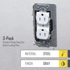 TayMac RACO Flush-Fit 999X 3PK Device Level Plate, Steel