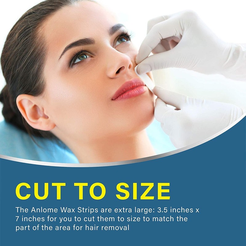 Body Wax Strips 64 Counts Large Size for Face Legs