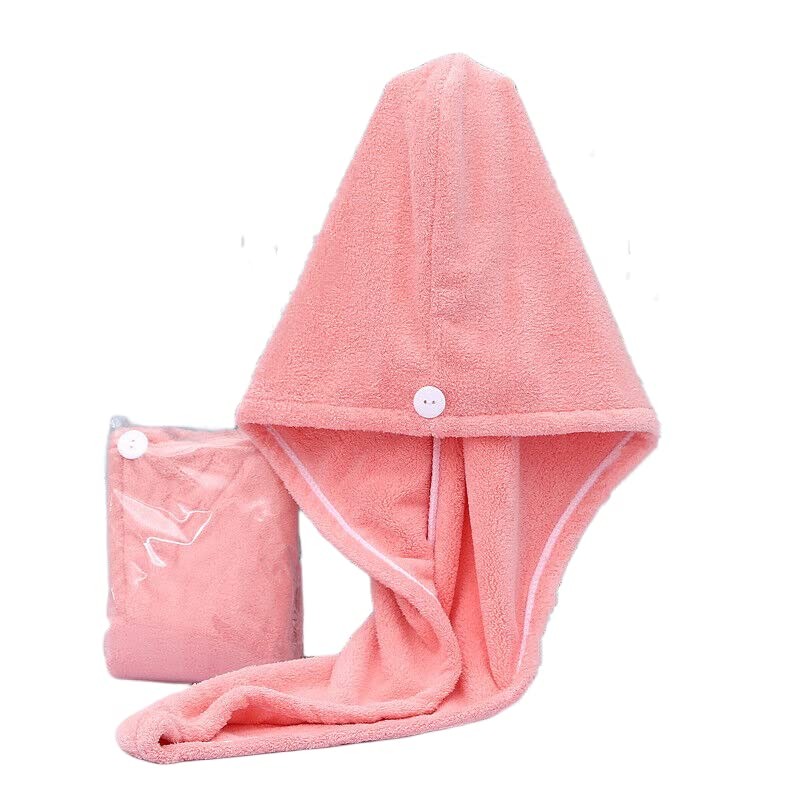 Fast Dry Hair Cap Wrap Towel Quick Drying Turban Bath
