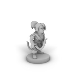 Halfling Female Ranger Tabletop DND Gaming Miniature
