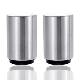 2 Destapador de Cerveza, Abrebotellas Automáticos de Acero Inoxidable, Abridor Automático con Tapa Magnética Sin Daños en la Tapa Fácil de Llevar, para Familias Bares Campamentos Fiestas (Plata)