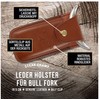 Steak Champ Leather Holster for Bull Fork Meat Fork: Leather