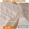 Qcdou Cheese Cloths, 2 PCS Cheese Cloths for Straining, Large