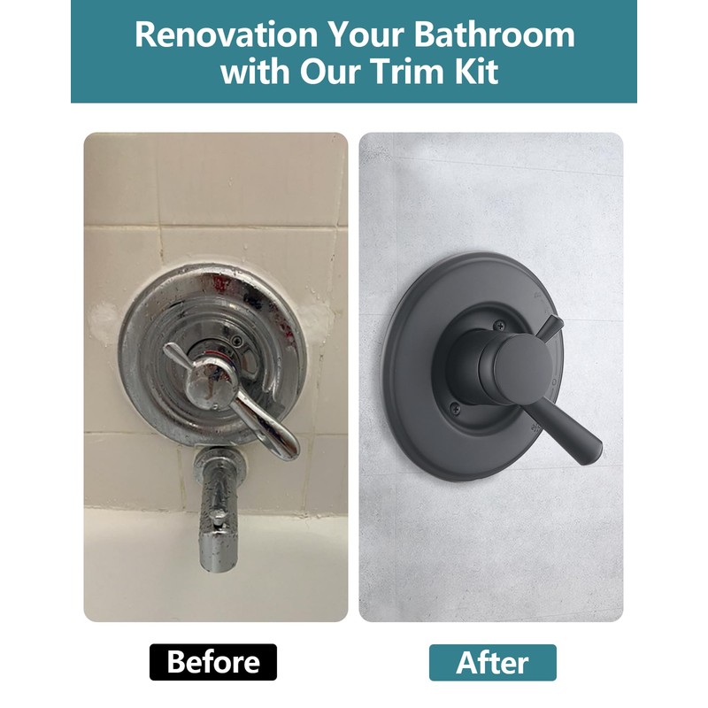 Ultrimkit Shower Trim Kit Replacement for 17 Series, Shower Cover