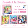 Children's Puzzle Magnet, 20-25-30 Pieces Magnets Puzzle Book for Children,