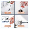Drain Snake Hair Drain Clog Remover, 116 Inch Flexible Claw