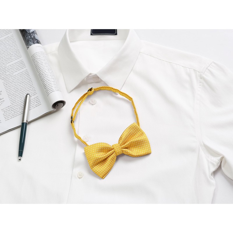 Allegra K One-Touch Bowtie, Polka Dot Pattern, Adult, Formal Bowtie,