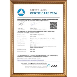 T-Fly Auto Locking Climbing Carabiner Clips 25KN (5620 lbs), Heavy Duty Carabinersfor Rock/Ice Climbing, Rappelling, Rescue, Hammocks 3.9" Large Size (3pack)