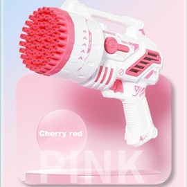 Bubble Machine  Toy for Kids Bubble Blaster with Bubble Solution Outdoor Summer Toy Gifts Party Favors Colorful Fun:_Blue