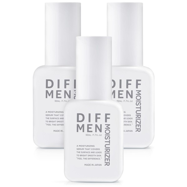 Diff Anti-Glare Serum, Men's, Pore Tightening, Sebum All-in-One Skin Care, Prevents Shine and Makes Pores Inconspicuous, Smooth Skin
