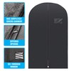Plixio 40” Black Garment Bags for Clothing Storage of Suits,
