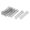 uxcell Compression Spring,304 Stainless Steel,7mm OD,0.7mm Wire Size,30mm Free Length,Silver