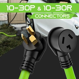 GEARit 30 Amp (50 Feet) 3 Prong Dryer Extension Cord NEMA 10-30P to 10-30R STW 10AWG/3 Heavy Duty, RV EV Charging Cable 125/250V