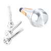 Trumpet Mouthpiece Mute Set 3C 5C 7C Practice Silencer Combination