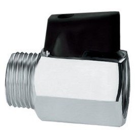 Hoses&Couplings Online - 3/8" Bspt Male X 3/8" Bsp Female Mini Brass Ball Valve