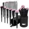 Bueart Design Juego de Brochas de Maquillaje Pro Deluxe, Rosa