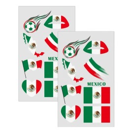 Diademas Edición Especial Fiesta Mundial Con Pegatinas De Bandera México 12 Piezas