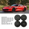 4PCS Aluminium Jack Pad Adapter Black Strong Strength Anodized Surface