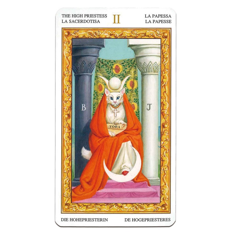 White Cats Tarot "Original Japanese Manual" Tarot Card
