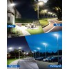 LTBLIGHT LED Parking Lot Light,1 Pack Max.240W Pole Lighting Outdoor,Dusk