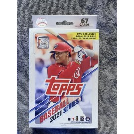 2021 Topps Series 1 Hanger Box Factory Sealed “2 Exclusive Royal Blue Base”
