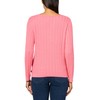 Nautica Women's Long Sleeve Cable Boatneck Sweater, Confetti, X-Small