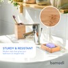 Bamodi Bamboo Bathroom Decor Set - 5-Piece Aesthetic Decorative Accessories