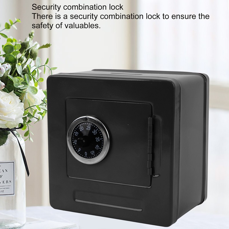 Password Box Durable Metal Password Cash Can Multifunctional Coded Lock