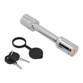 Barbell-Style Hitch Pin Anti-Theft Tow Receiver Locking Coupler with 2 Keys for Trailer Yachts