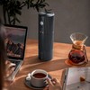 Electric Coffee Grinder Portable Conical Burr Coffee Grinder with 45