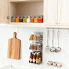 ComSaf Square Small Glass Spice Jars with Airtight Lids 4