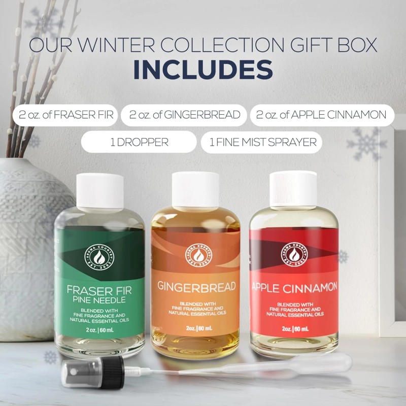 Aroma Country Winter Scent Gift Set – Essential Oils for