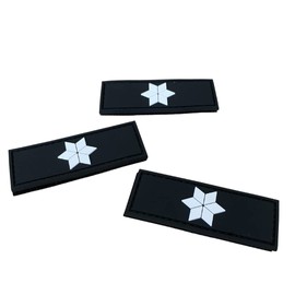 Police Commissioner PVC Rubber Patch with Velcro – Commissioner – Police