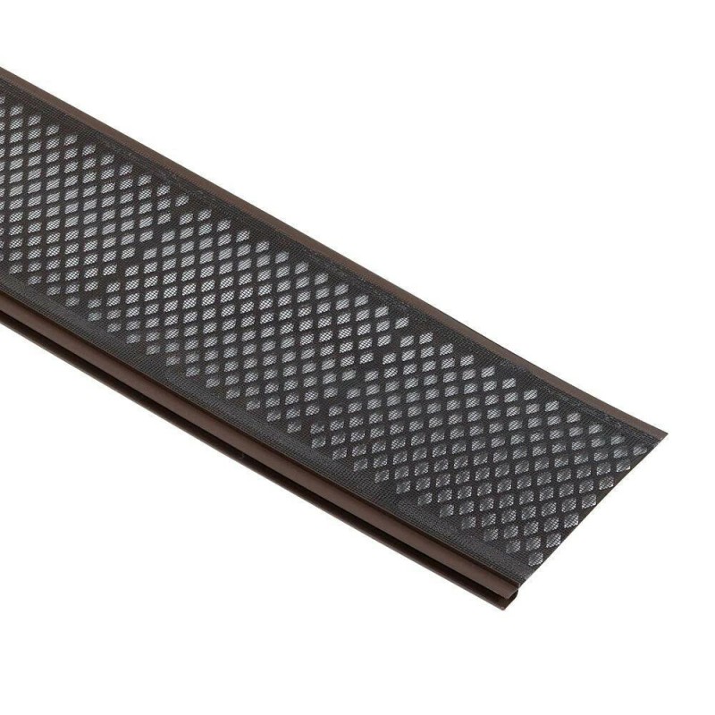 White/ Brown WHITE / BROWN FILTER GUTTER GUARD Pack Snap-In