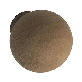 ALLES IM GRIFF Olwen Furniture Knob Diameter 35 mm Round Depth 38 mm Raw Nut