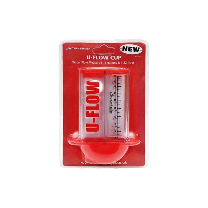 Rothenberger 2.5-20 Litre Water Flow Measure - Type