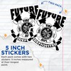 (2 Pack) Future Firefighter Stickers - Fire Department Decal -