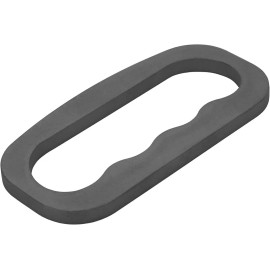 Kuvik High-Carbon Steel Flint Striker for Fire Starting (Oval Style)