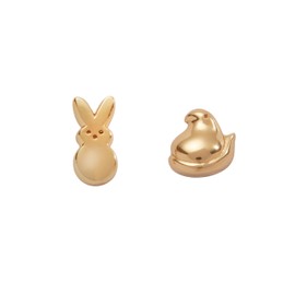 Alex and Ani Peeps® Bunny and Chick Stud Earrings