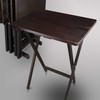 Casual Home 5pcs Tray Table Set, Espresso (New)