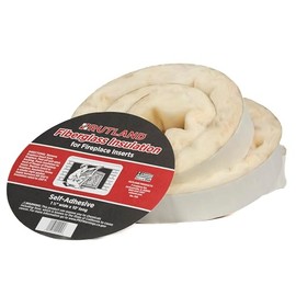 Rutland Products 1111 Fireplace Insert Insulation Fiberglass, 1-1/2-Inch by 10-Feet, 1-1/2" x 10', Yellow, Model:105