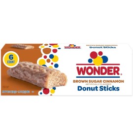 WONDER 🟠 New Limited Edition Wonder Brown Sugar Cinnamon Soft Baked Donut Sticks 10oz